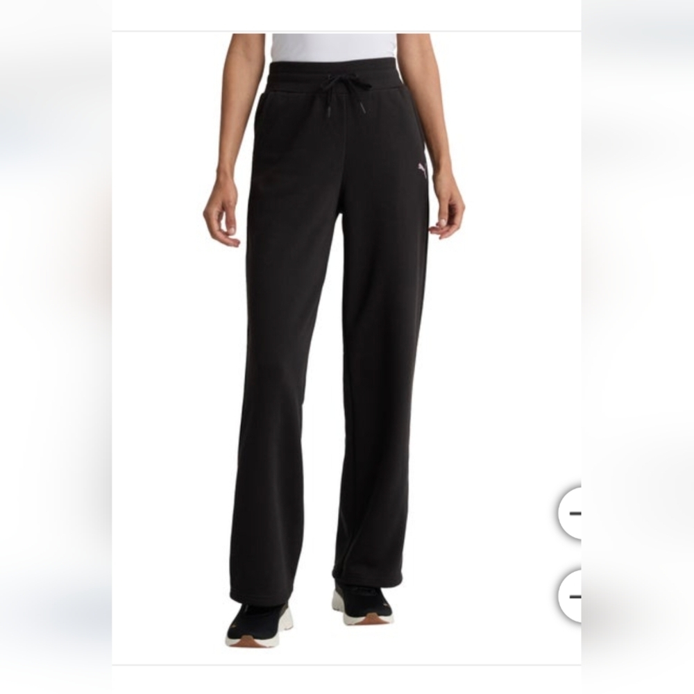 Puma Women's Fleece Sweatpants - Black